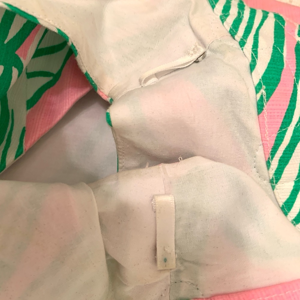 Lilly Pulitzer Alexa Mandevilla baby who let the fronds out shift dress Sz 2 - Picture 7 of 9
